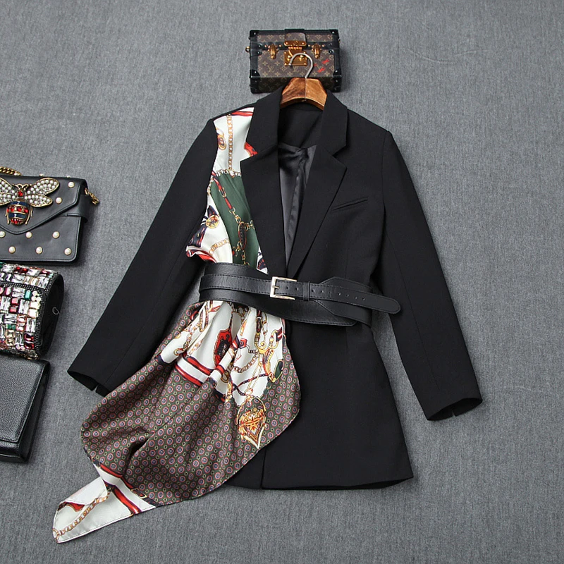 2019 брендовые Модные Дизайнерские офисные женские брюки для подиума комплект из 2