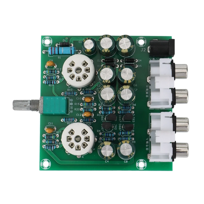 6J1 Hifi Stereo Electronic Tube Preamplifier Board Finished Preamp Amplifer Buffer Effect Device | Электроника