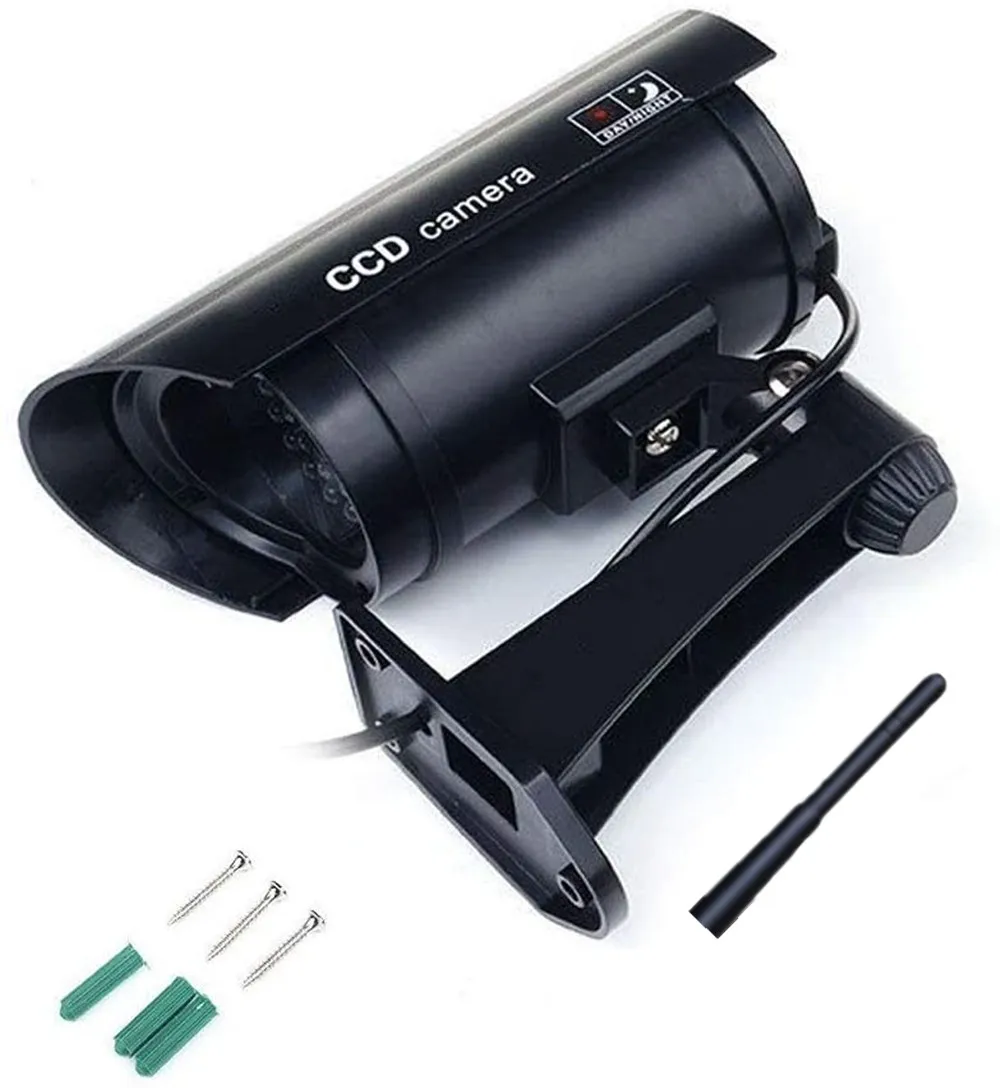 Поддельная муляж камеры wifi система видеонаблюдения наружная имитация красного