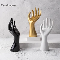 2021 new mannequin resin hand 3 colors gfit jewelry display stand holder hanger ring necklace bracelet bangle waist watch gloves