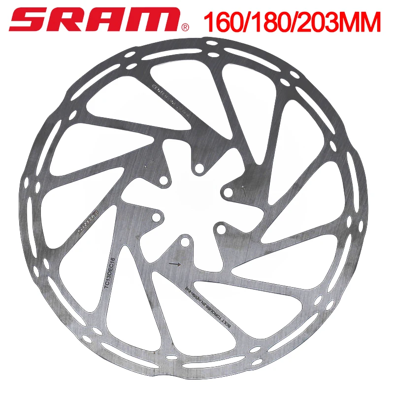 Sram-Rotor de freno de disco de bicicleta, dispositivo de línea central de 160mm, 180mm y 203mm, de