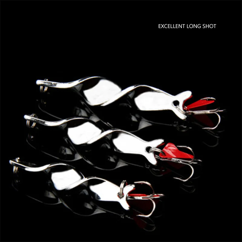 Спиральная приманка с блестками цинковый сплав пресноводный кальмар ощущение