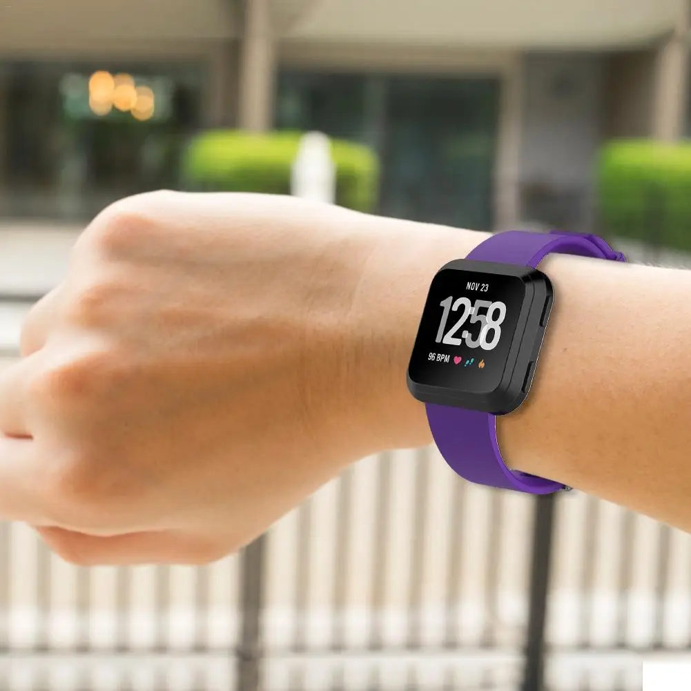 Сменный ремешок для часов мягкий силиконовый аксессуары Fitbit Versa/Versa Lite/Versa 2 смарт