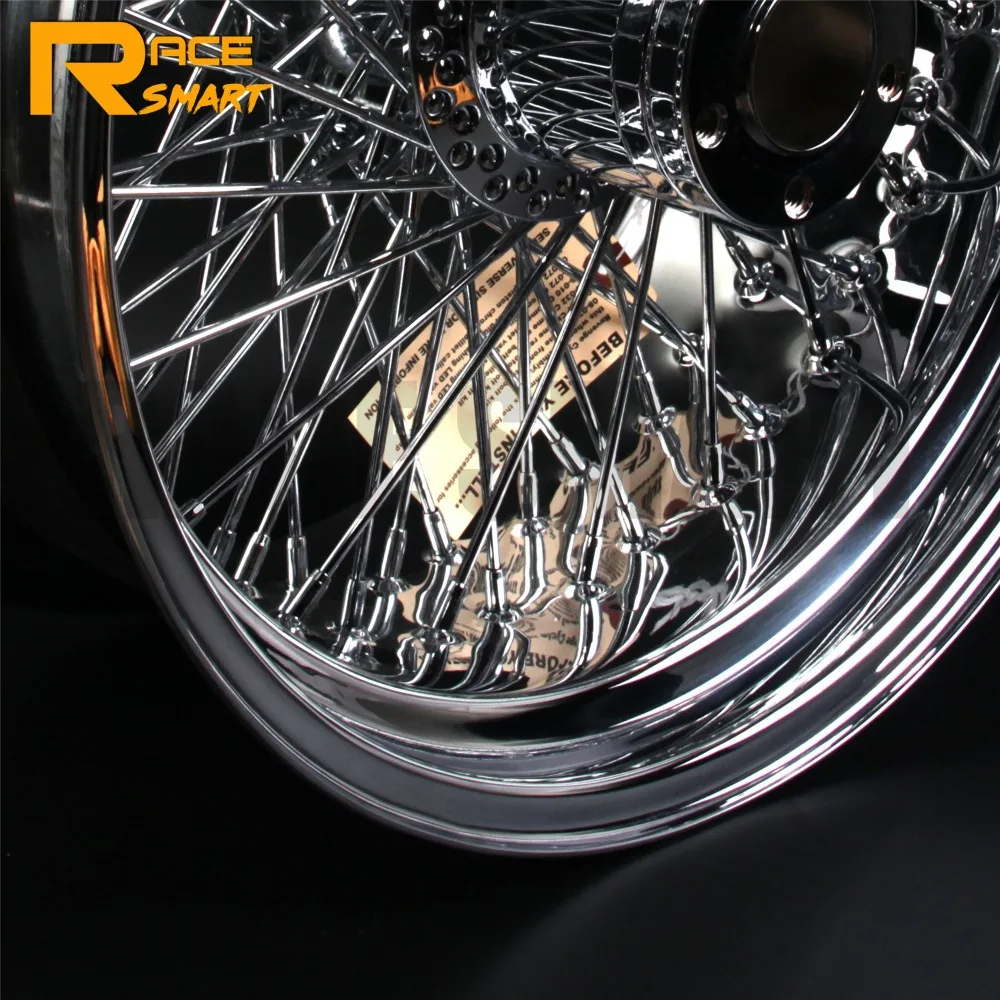Мотоцикл 1" x8.5" Хром задние колеса диски для Harley Davidson FLSTC FAT BOY мотоциклы аксессуары модификация колеса диски