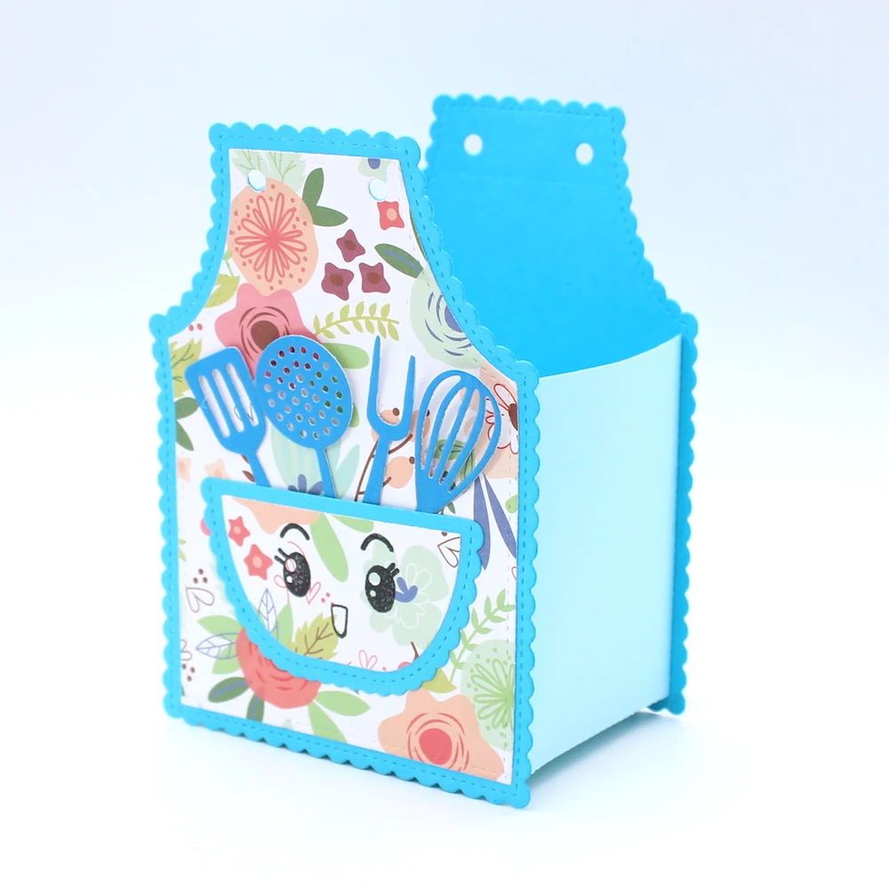 Большой Фартук KSCRAFT Подарочная коробка металлические штампы трафареты для