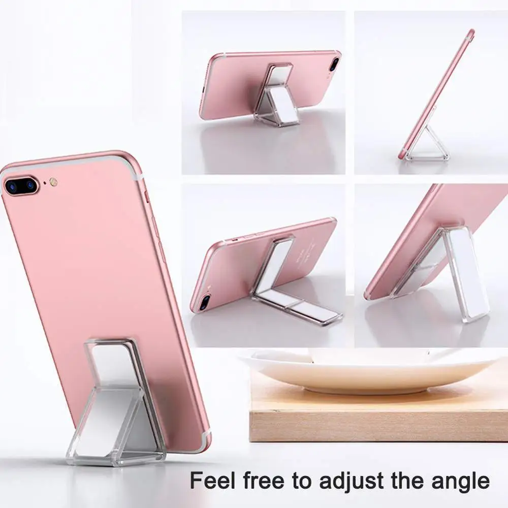 Car Phone Holder Universal Magic Nano Rubber Fixate Gel Pad for Tablet Mobile Phone Stand Wall Desk Stickers Paste Stand