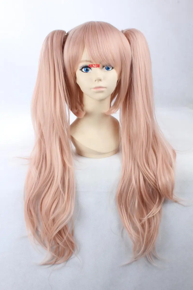 

Danganronpa Cosplay Junko Enoshima Emboitement Inushio Kimuchi Symbol Mark Sign Dangan-Ronpa Trigger Happy Havoc Costume Wig
