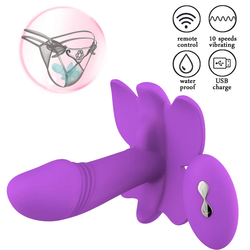 

Wear Dildo Vibrator Sex Toy for Women Orgasm Masturbator G Spot Clit Stimulate Remote Control Panties Vibrators Adult Sex Toys