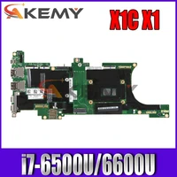 01lv981 dx120 nm b141 mb for lenovo thinkpad x1c x1 carbon 5th 2017 laptop motherboard with i7 6500u6600u 16gb ram 100 tested