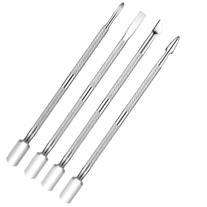 

1Pcs Stainless Steel Double Head Cuticle Pusher for Manicure 2021 Tools for Nails Art Non-Slip Nail Cuticle Remover Accessories