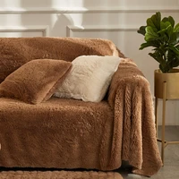 soft plush throw blanket slipcover cobertor sofa cover winter thick warm blankets for beds multifunction decorations for home