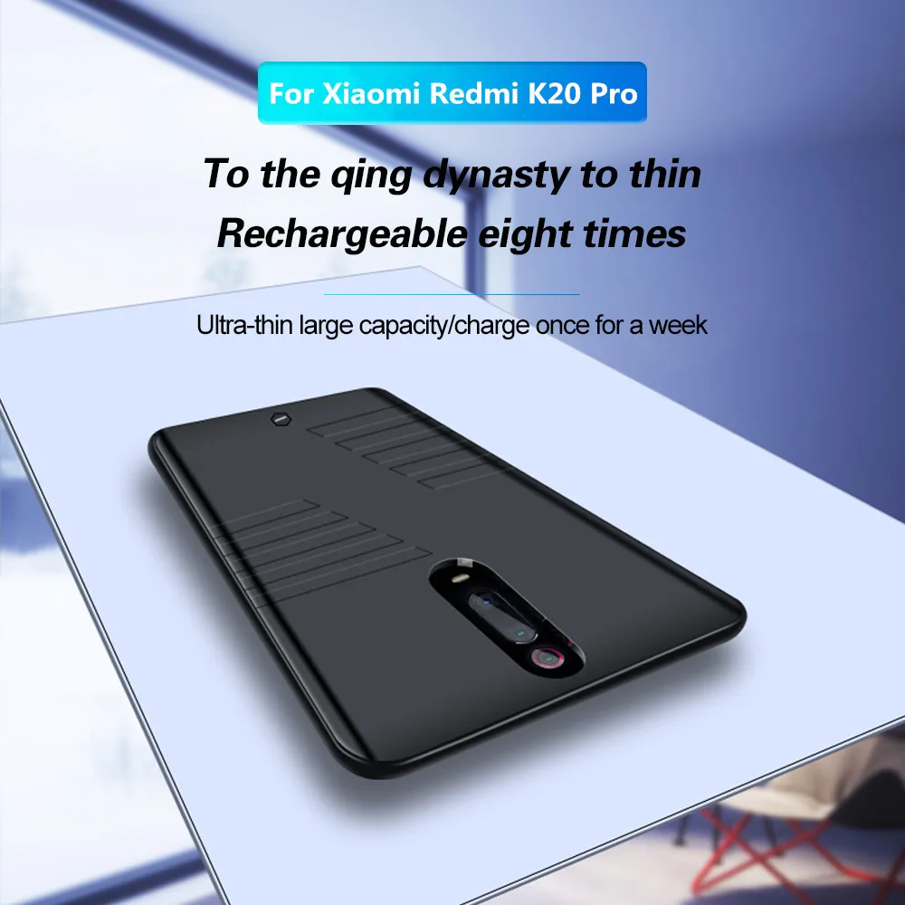 Чехлы для зарядного устройства Xiaomi Mi 9 Pro чехол внешнего аккумулятора 6800 мАч