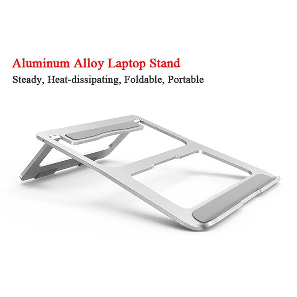 Gold Color Aptop Stand for MacBook Pro Notebook Foldable Aluminium Alloy Tablet Bracket Laptop Holder | Электроника
