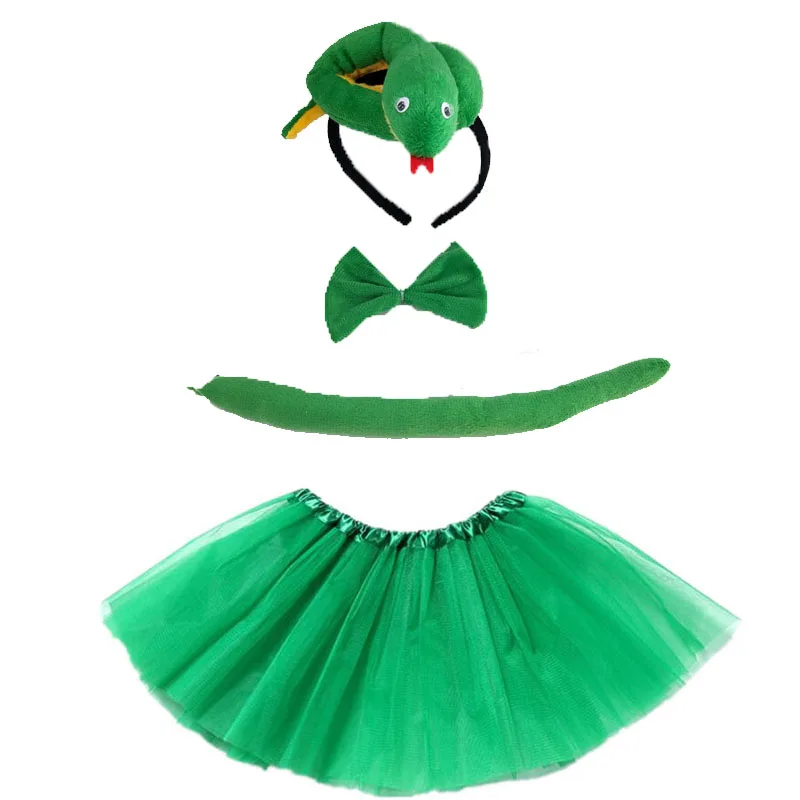 Со змеиным рисунком в виде животных для костюмированных мероприятий по типу