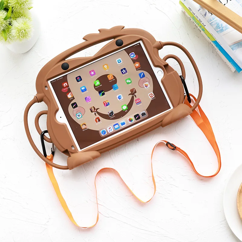 

Children's anti-fall Apple iPad case 2020 new 10.2 inch silicone mini5 leather case 9.7 inch 10.9air4 tablet Pro11 shell 10.5