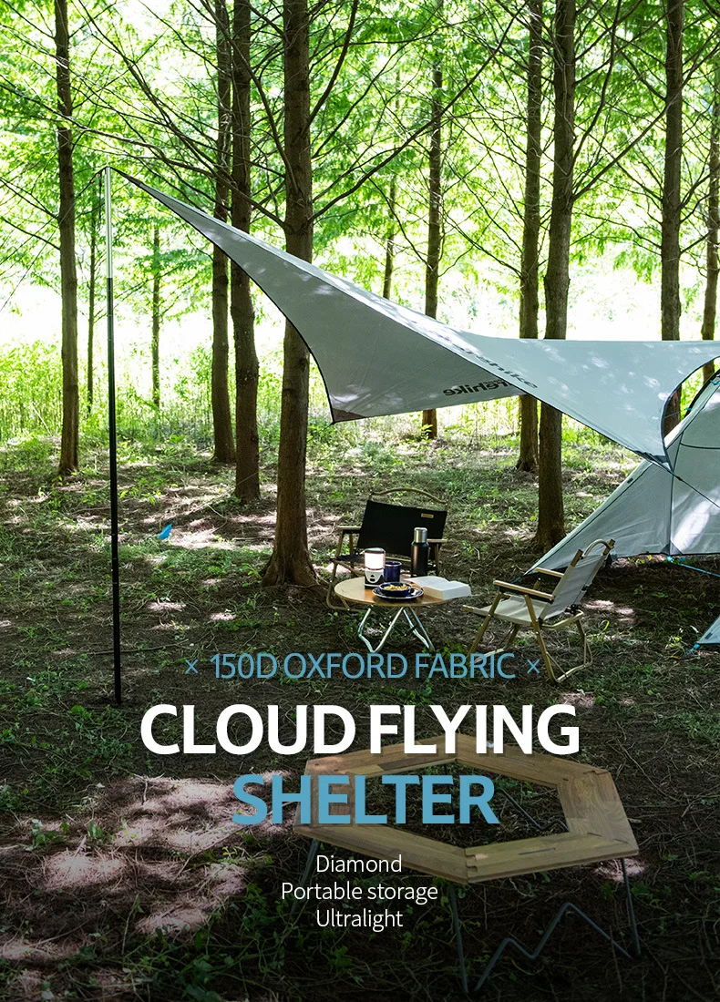 Naturehike shelter Diamond с серебряным покрытием шторка для неба тент ультра светильник