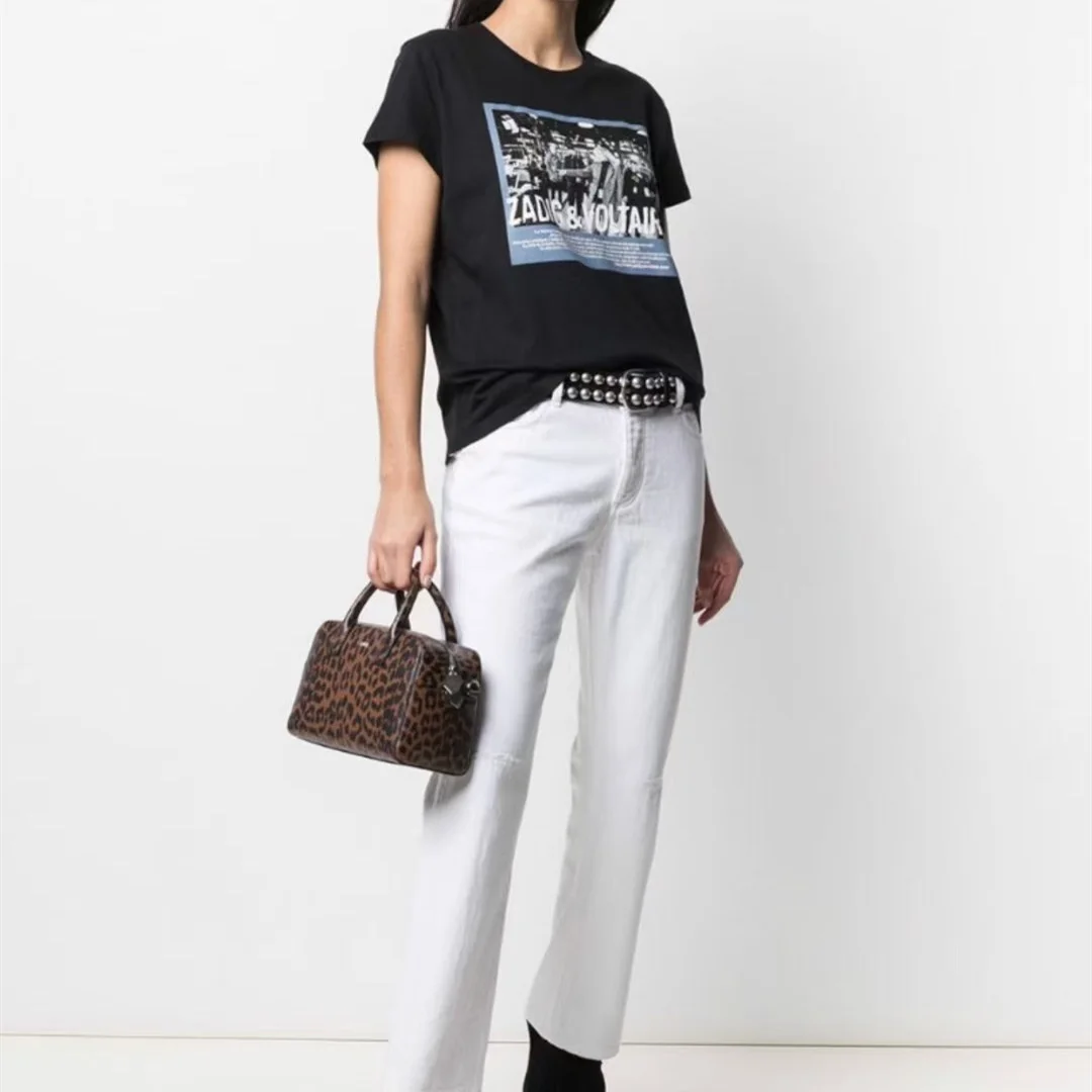 

Женская Винтажная Футболка с принтом, Женская Повседневная футболка с коротким рукавом и круглым вырезом, Женские Простые футболки, топы, н...