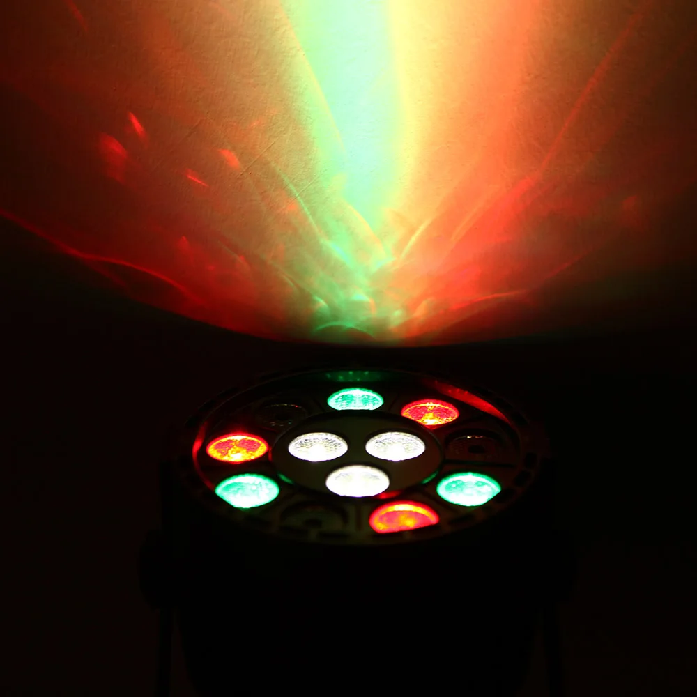 Lixada RGBW Диско светильник DMX 512 светодиодный высокое Мощность PAR Светильник