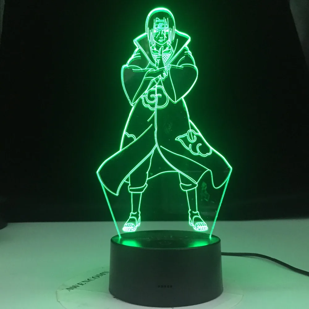 Killua Zoldyck 3d лампа Аниме Охотник х Ночник светильник изменение цвета Usb Батарея