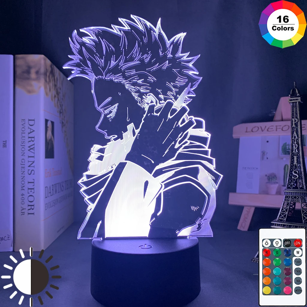 Светодиодный ночсветильник Hitoshi Shinso в стиле аниме Моя геройская Академия лампа