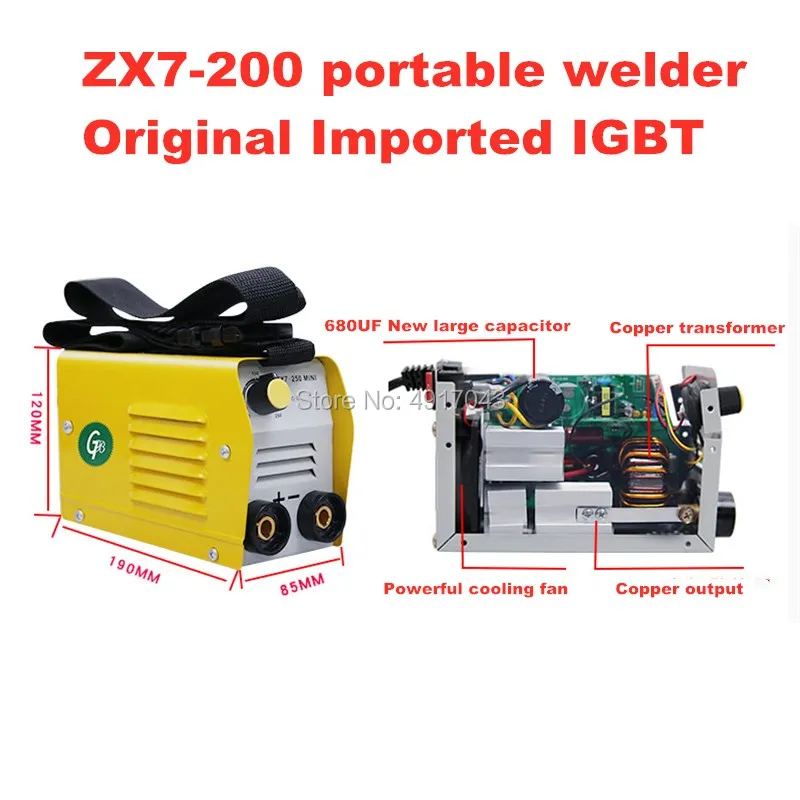 Однофазный сварочный аппарат igbt arc zx7 mma 220 В|Сварочные аппараты| |