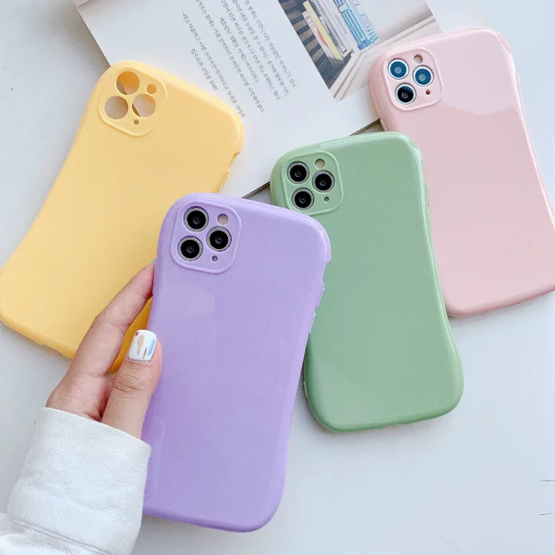 

Lens Protection for Apple Iphone 11 12 Pro Max Mini X Xr 6 7 8 Plus SE 2020 Iphone Shockproof Phone Silicone TPU Case for IPhone