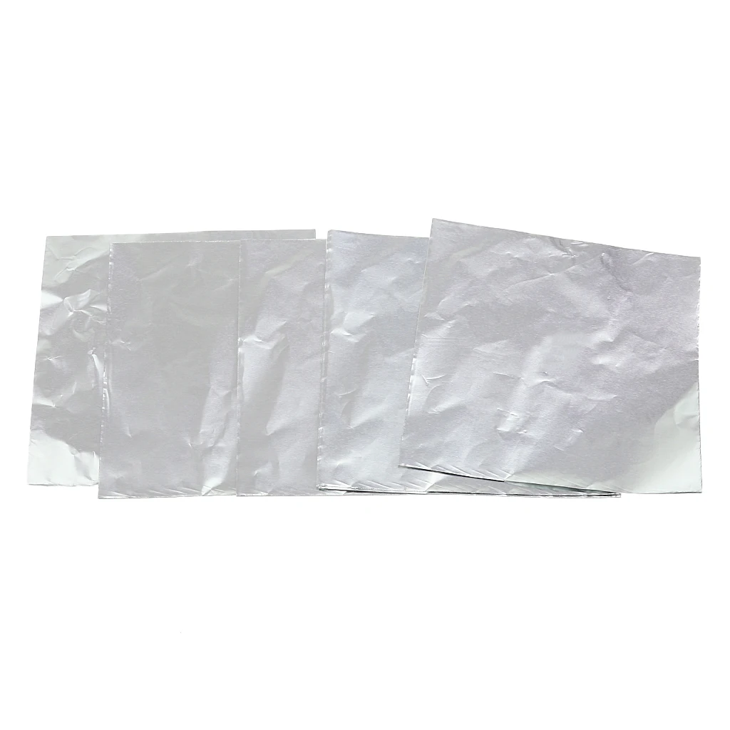 

100x Aluminium Foil Christmas Candy Wrappers Chocolate Wrappers for Christmas DIY Candies and Chocolate Packaging