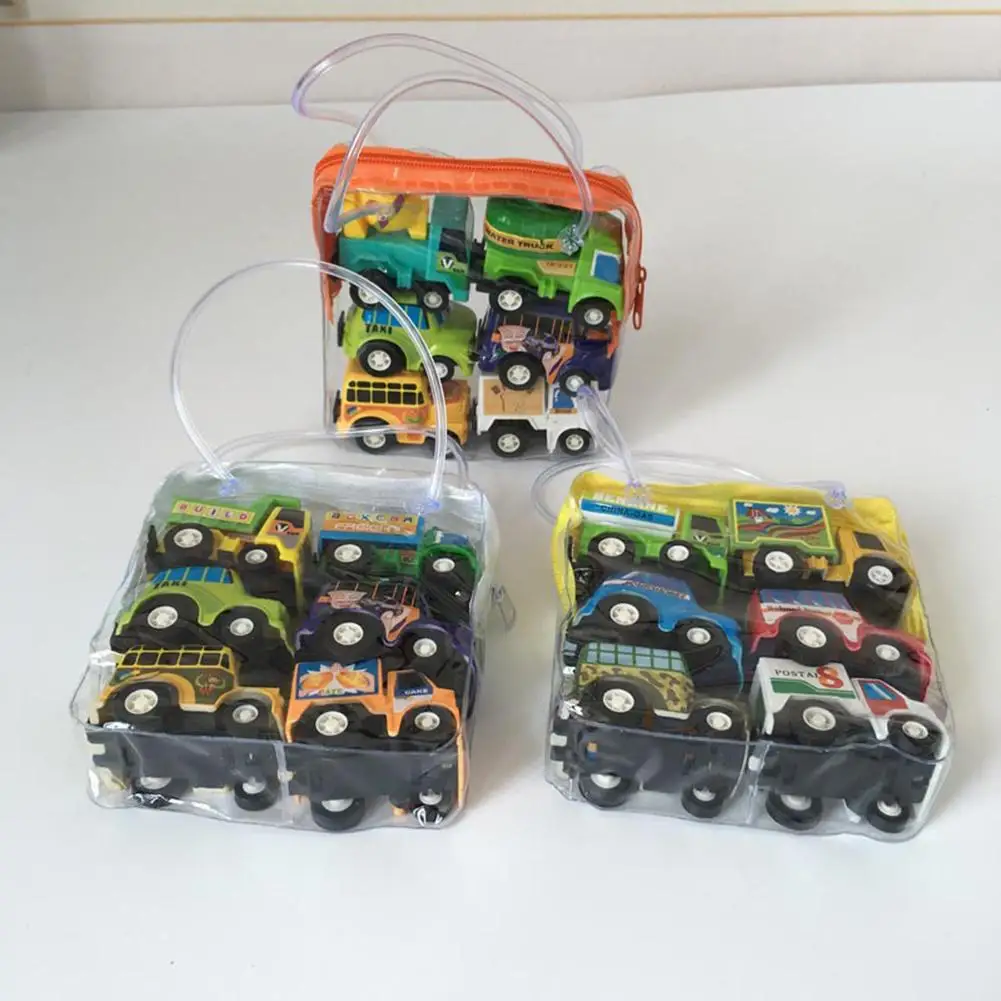 

Delicate Design Personality Pull Back Toys Especially Creative Simulation Car Model Light for Children Gifts Color Random