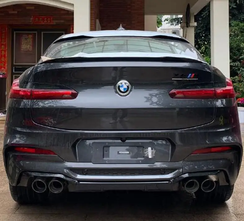 Высококачественный спойлер из ABS краски для заднего крыла багажника BMW X4 G02 2019 2020