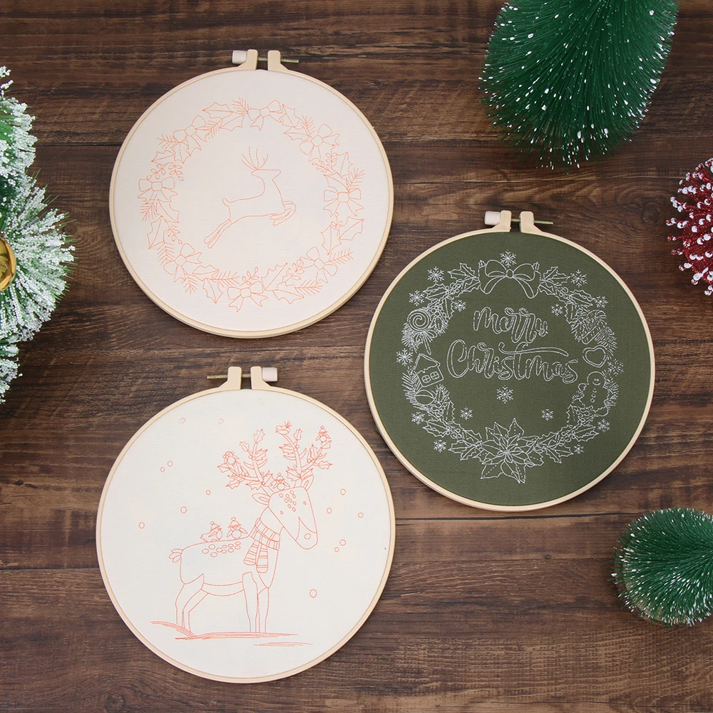 Набор для вышивки крестиком на Рождество набор сделай сам рождественской навес