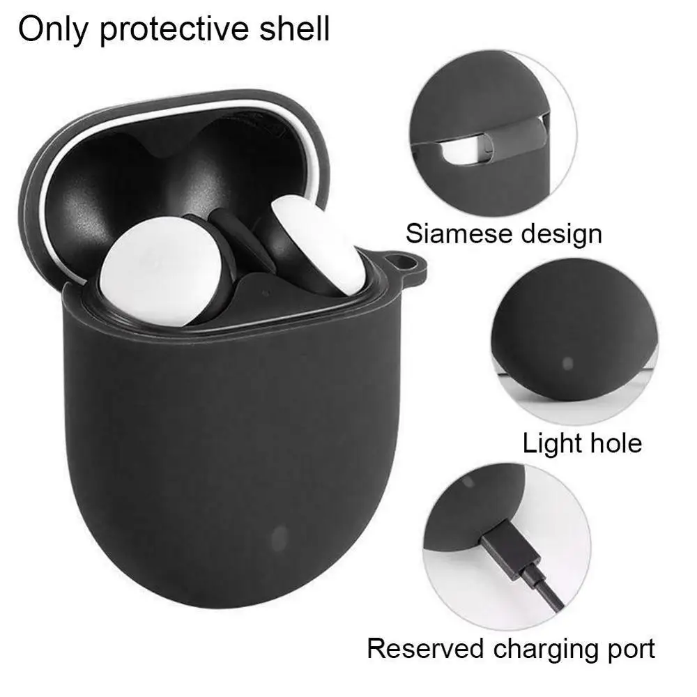 Новый силиконовый защитный чехол для наушников 3 цвета Google Pixel Buds2 аксессуары