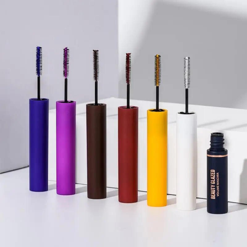 

Silk 4D Lengthening Mascara Eyelash Primer Grafting Growth Colorful Waterproof Long Thick No Blooming Women Cosmetic TSLM2