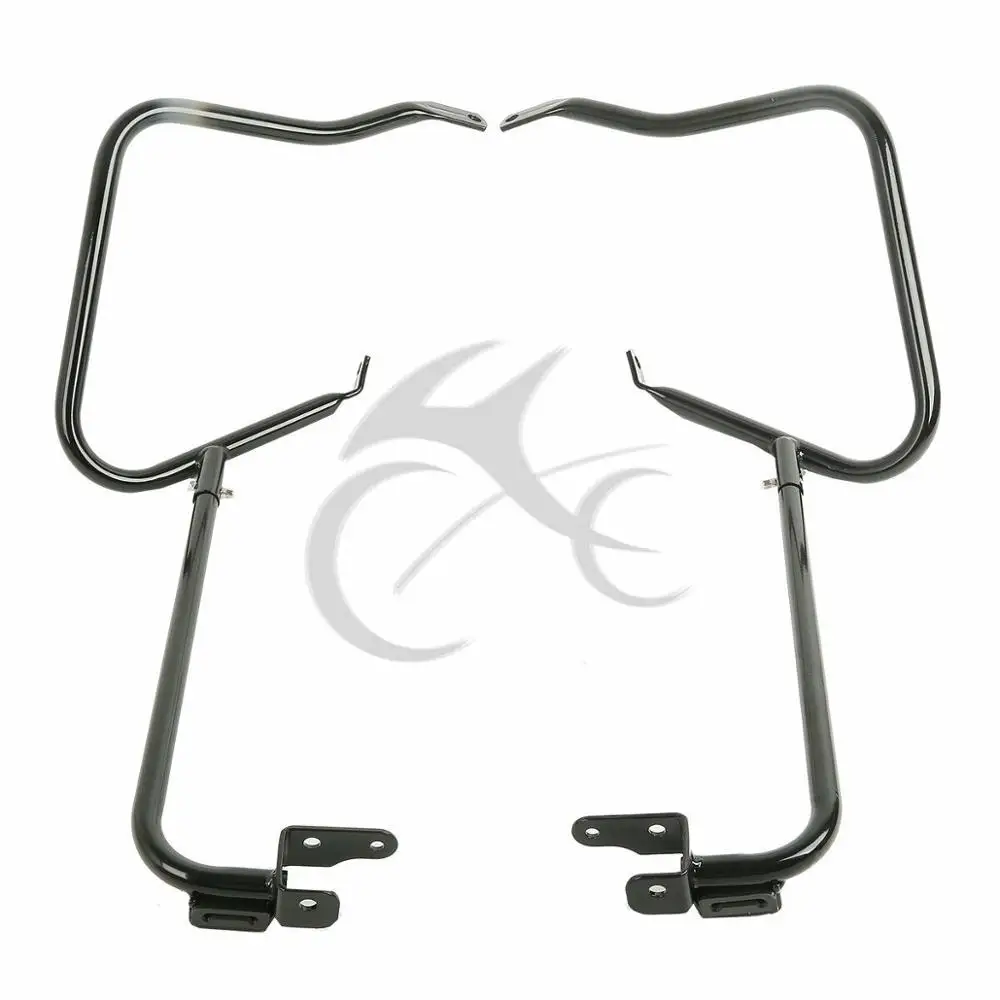 Мотоцикл седельная сумка защитная скоба аварии панелей для Harley Touring Street Electra Road King