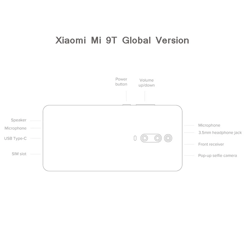 Оригинальный Xiaomi Mi 9T 6 39 &quotAMOLED дисплей Мобильный телефон Гб 64 Snapdragon 730 48MP AI камера