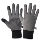 Перчатки для сенсорных экранов для мужчин и женщин, теплые зимние ветрозащитные перчатки для работы со смартфоном, для езды на велосипеде, пеших прогулок, вождения, бега
