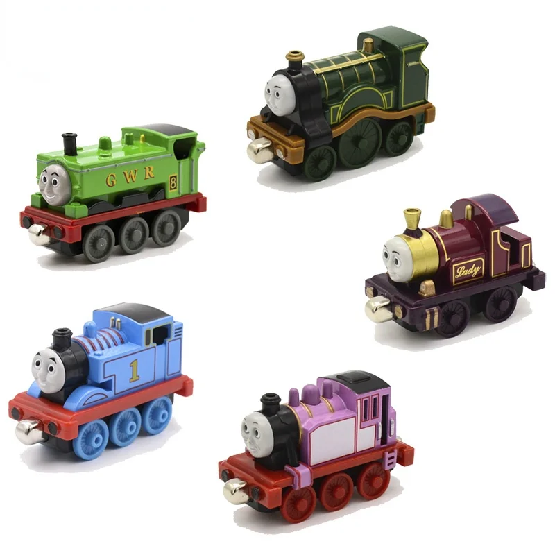 

1:43 Thomas And Friends Alloy Magnetic Train Track Locomotive Toy Toby Emily Petcy Duck Train Model Children Boy Educational Toy