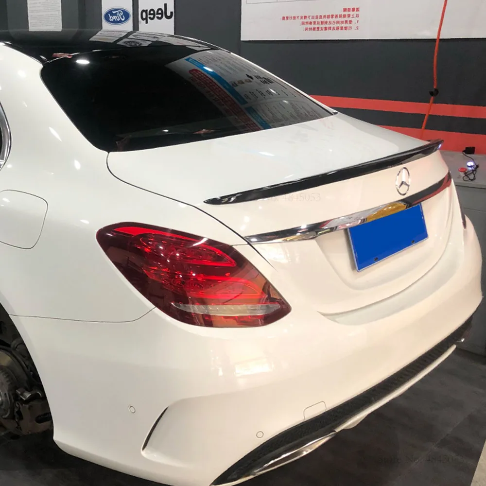 Автомобильный Стайлинг карбоновый задний спойлер на крыло крышу багажник крышка