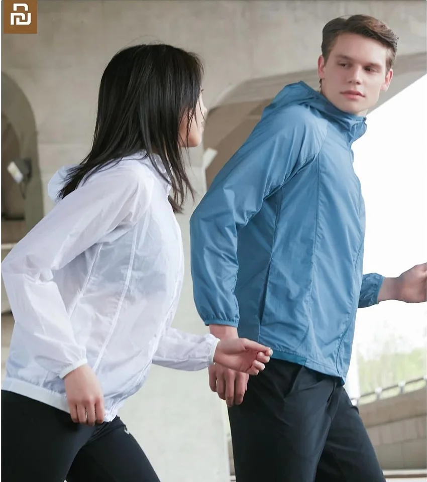 Youpin новая хлопковая Мужская Легкая Солнцезащитная одежда с капюшоном защитой от