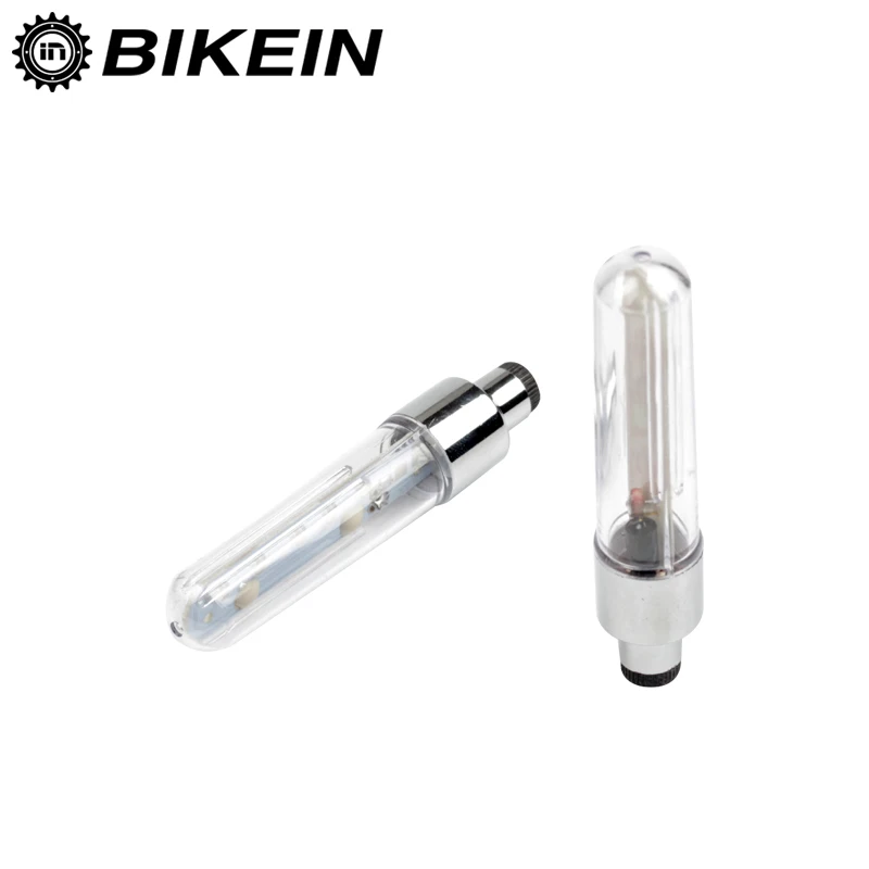 BIKEIN 2 шт. неоновый светильник для велосипедной шины с крышкой клапана 32 вида