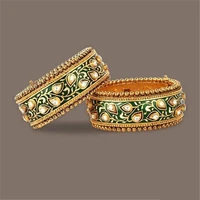 golden carved flower bud classic vintage ring for women wedding engagement party jewelry hand accessories