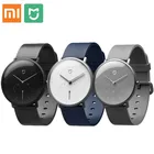 Оригинальные умные кварцевые часы Xiaomi Mijia, водонепроницаемость 3 АТМ, шагомер, Bluetooth 4,0, Mi Band, 316L, стальные Смарт-часы, будильник, время синхронизации