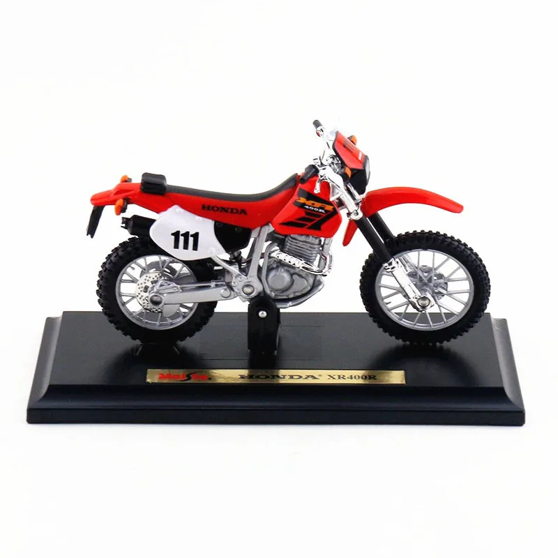 Maisto 1/18 1:18 весы Honda CRF 450R мотоциклы литье под давлением дисплей модели подарок на день рождения игрушки для мальчиков - Цвет: Honda XR400R