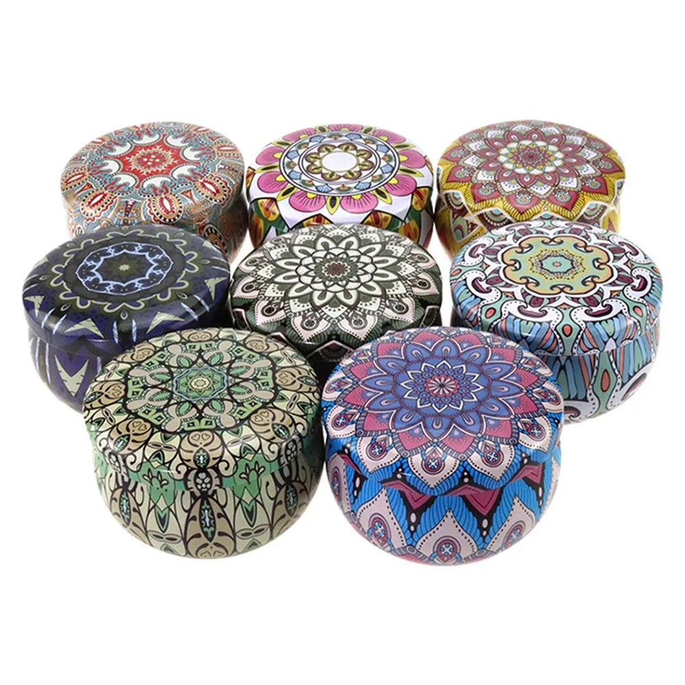 1 шт. жестяная коробка в форме барабана для хранения ювелирных изделий|Бутылки и