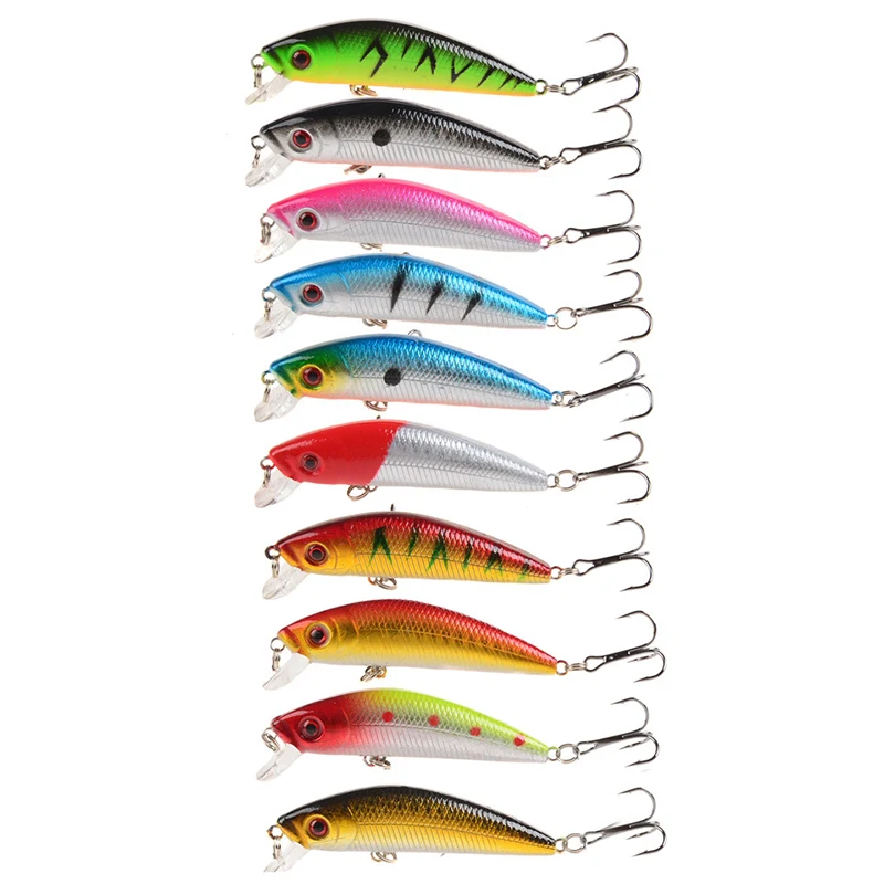 Рыбная приманка вобблер Crankbait 3D реалистичные глаза жесткая свимбейт жёсткий
