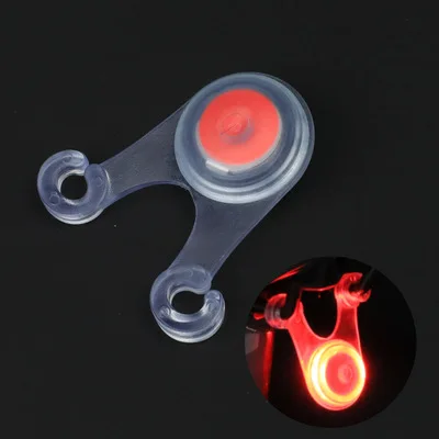 Светодиодный задний фонарь для горного велосипеда, силиконовая кнопка для горного велосипеда с 3 узорами, Аксессуары для велосипеда