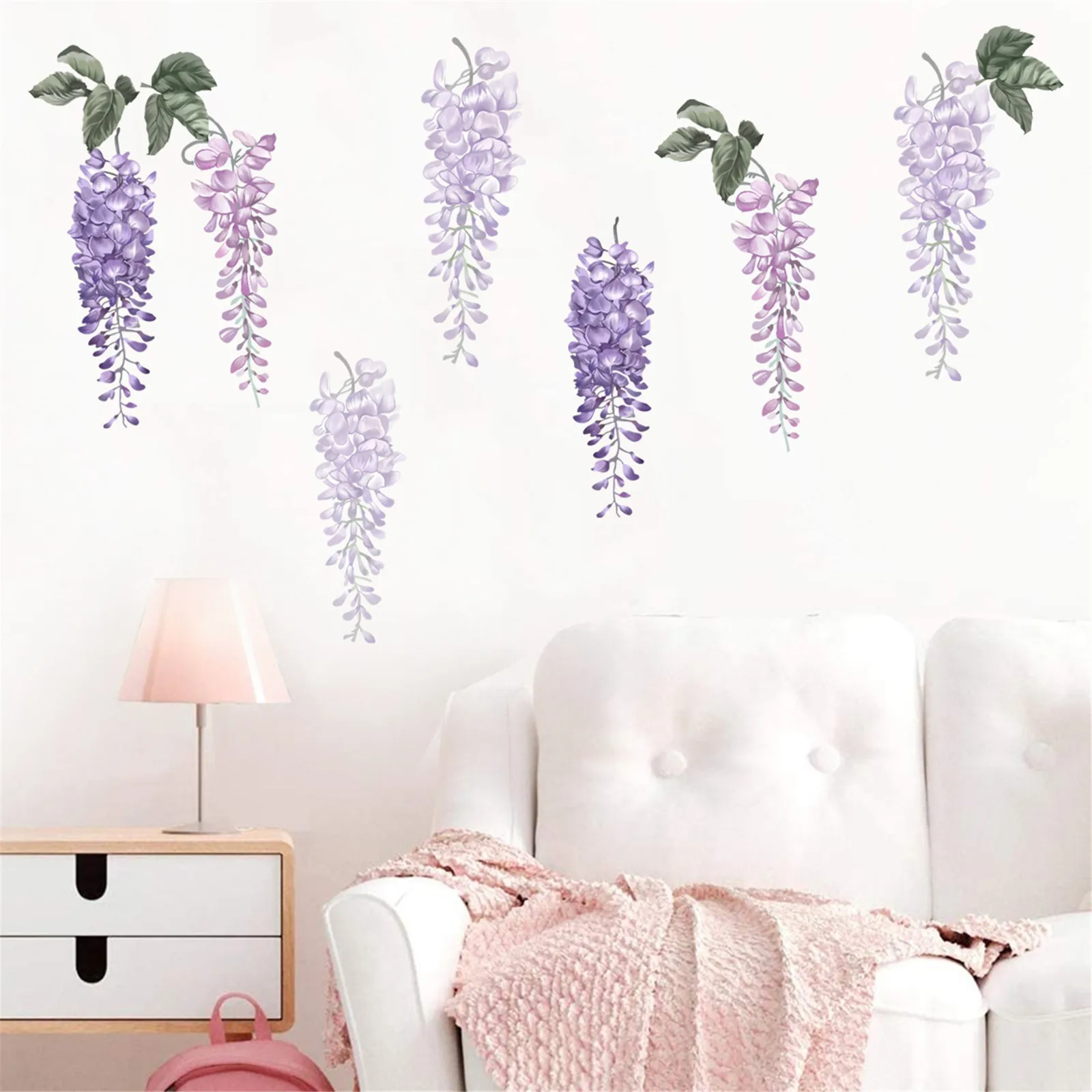 

Plant Flowers Wall Stickers Room Living Room Bedroom Wall Stickers FFT