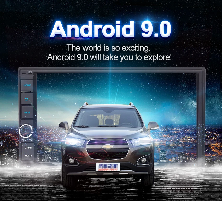 " ips Android 9,0 автомобильный стерео двойной 2 Din универсальный Carplay Аудио Видео WiFi радио FM gps навигация DSP аудио быстрая загрузка без DVD