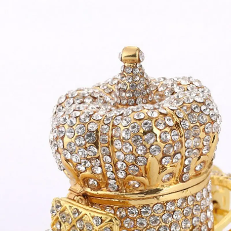 Золотая откидная карета коробка безделушка ручная роспись узоры