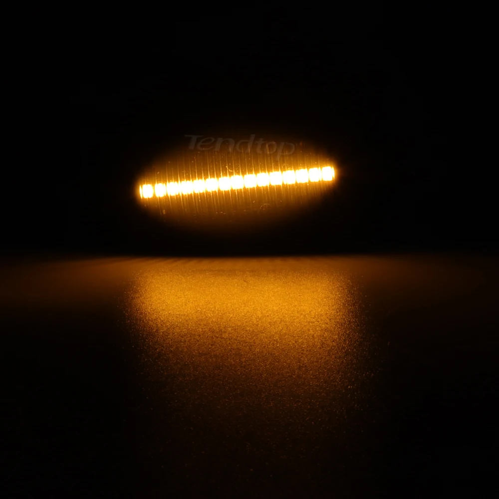 2X светодиодные динамические поворотники последовательные боковые габаритные