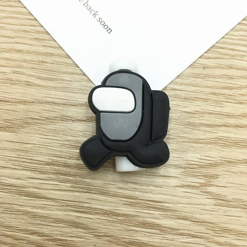 10 шт. мультяшный защита кабеля USB Amongus управление линией данных Органайзер зажим